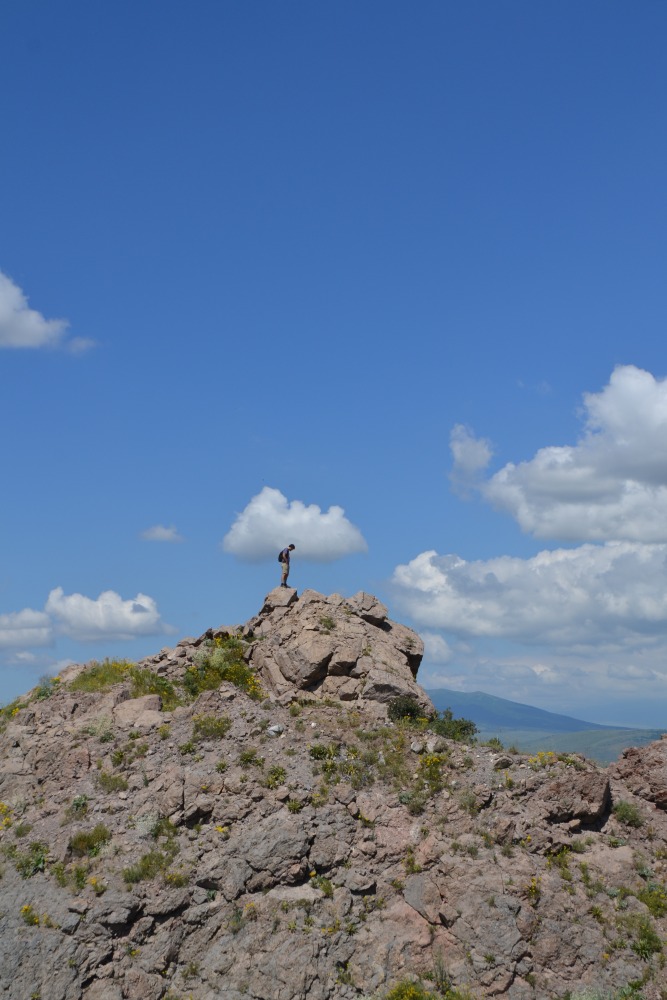 on top